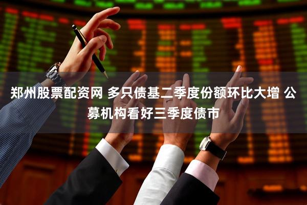 郑州股票配资网 多只债基二季度份额环比大增 公募机构看好三季度债市